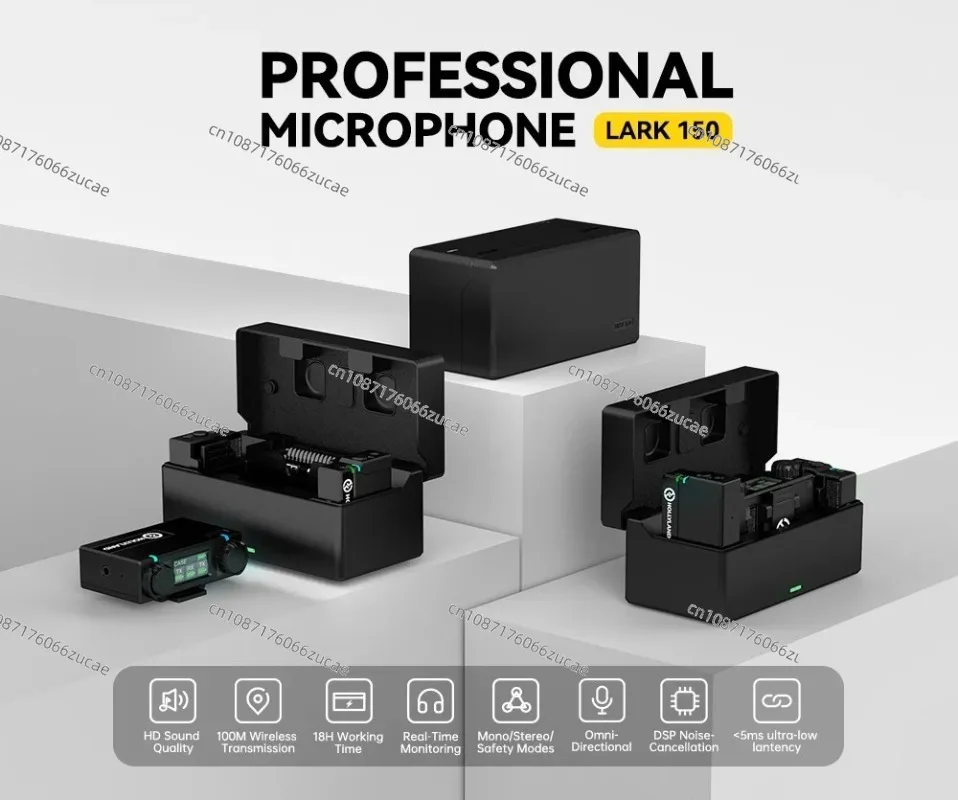 Suitable for Lark 150 Professional 2.4G Microphone Live Interview Vlog Photography Wireless Lavalier Microphone