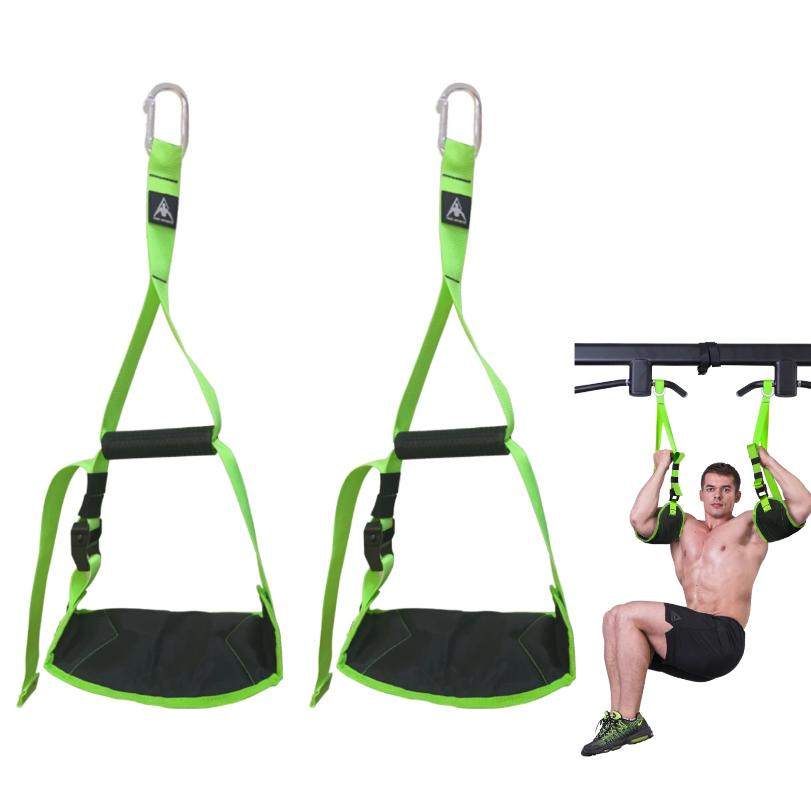 Straps for Pull Up Bar Hanging (Pair), Gym Ab Sling Straps for Arm Pull up Workout Support for Training Knee and Leg Raises