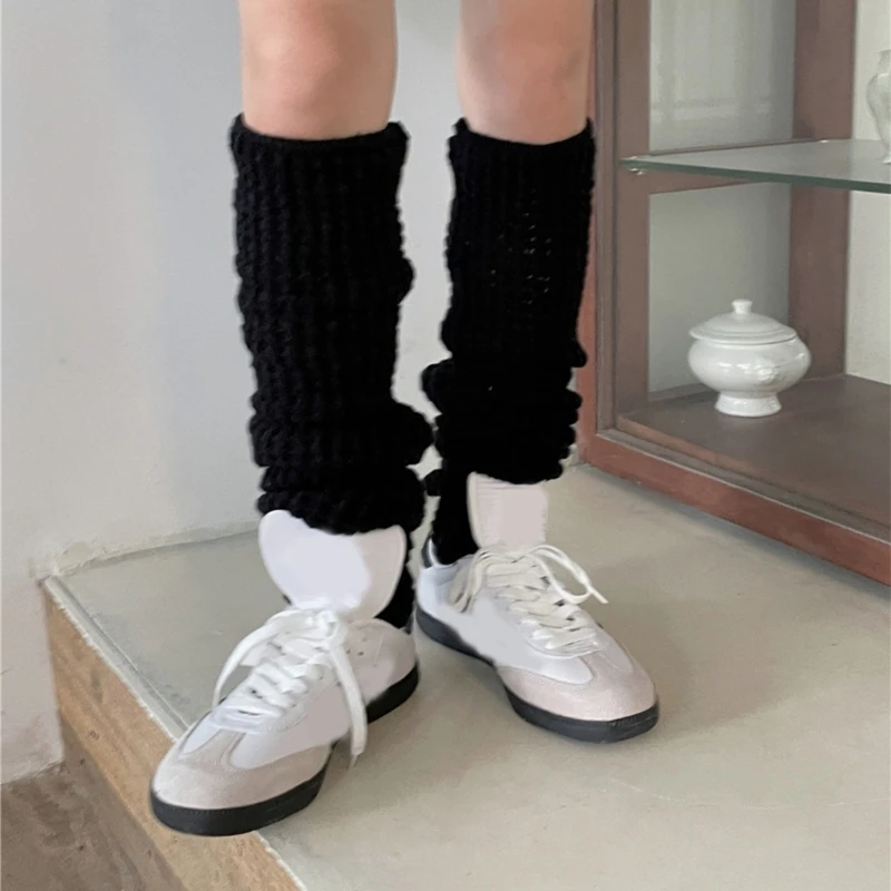 

Женские гетры, модные вязаные гетры, длинные носки, JK, униформа, чехлы для ног