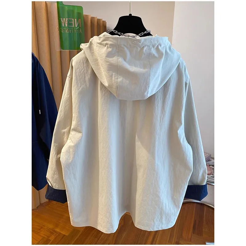 

Женская ветровка с капюшоном Anchorage, весна-осень 2021, новое женское свободное пальто, плащ, верхняя одежда среднего и длинного размера