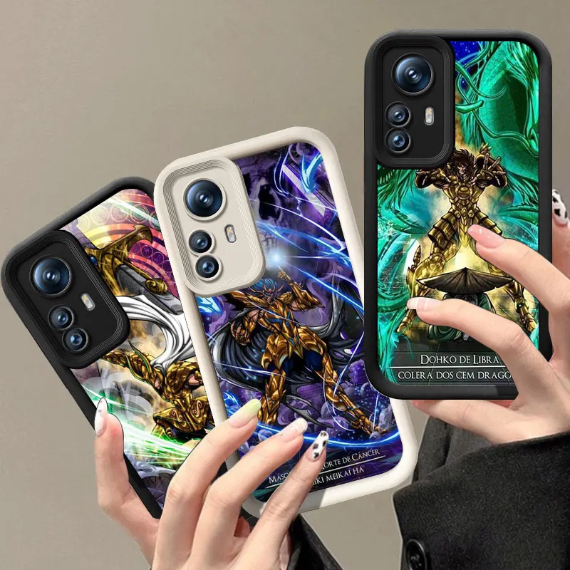 Anime Saint-Seiya Phone Case For Xiaomi 11 12 13 Lite 12T 13T 14T Pro Redmi A1 A2 Plus A3 9A 9C 9T 10C 12C 13C 5G 14C