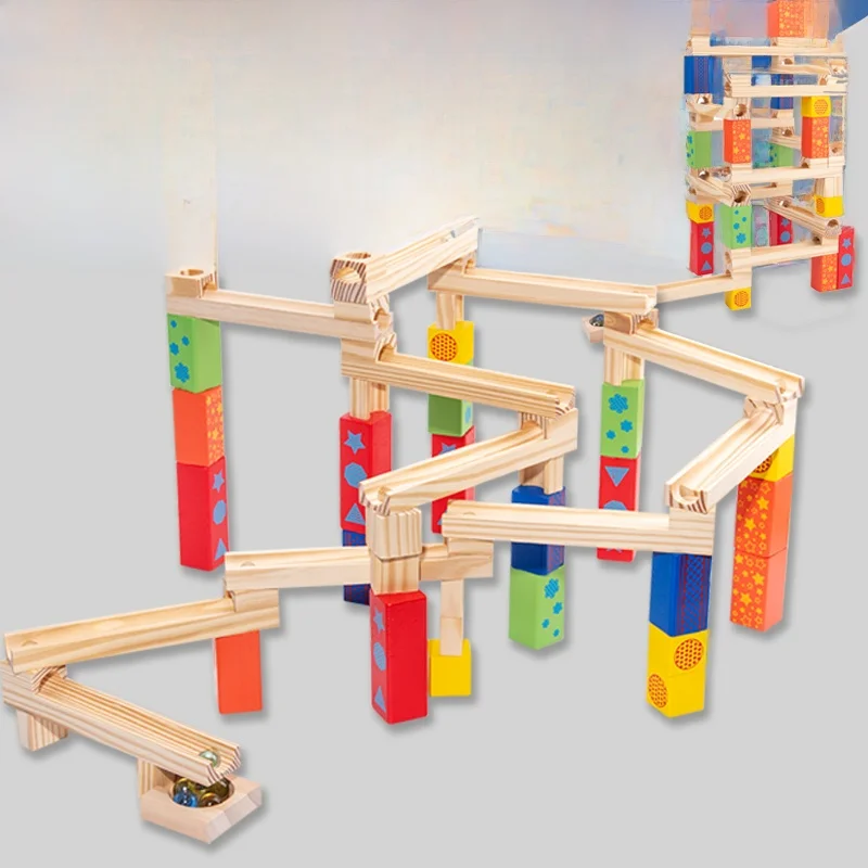 

Preschool Middle Class Building Blos Construction Materials Maze Science Toys Wooden Puzzle Eonal Playsets for Kids