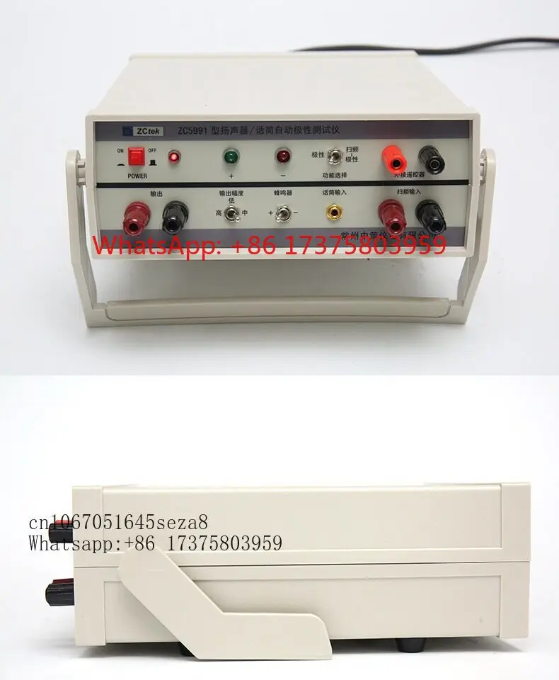ZCtek Zhongce Speaker Microphone Polarity Automatic Tester ZC5991 Headphone Receiver Speaker Tester