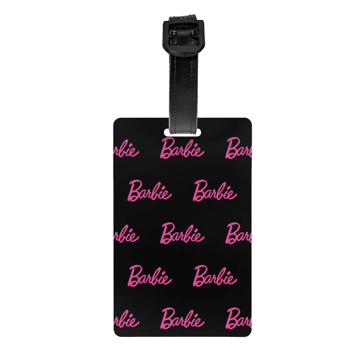 Custom Barbie Luggage Tag With Name Card Privacy Cover ID Label for Travel Bag Suitcase