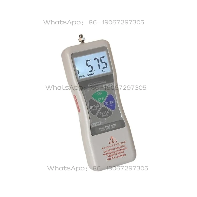 DS2-500N High Precision Digital Display Tension Meter /  Force Gauge   500N(50 Kgf)