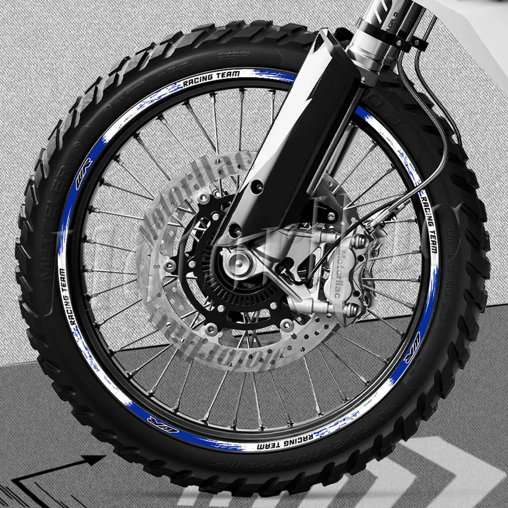 Reflective Motorcycle Wheel Rim Sticker 21/18 Inch Stripe Decal Accessories For WR250R WR250F WR450F WR 250R 250F 450F