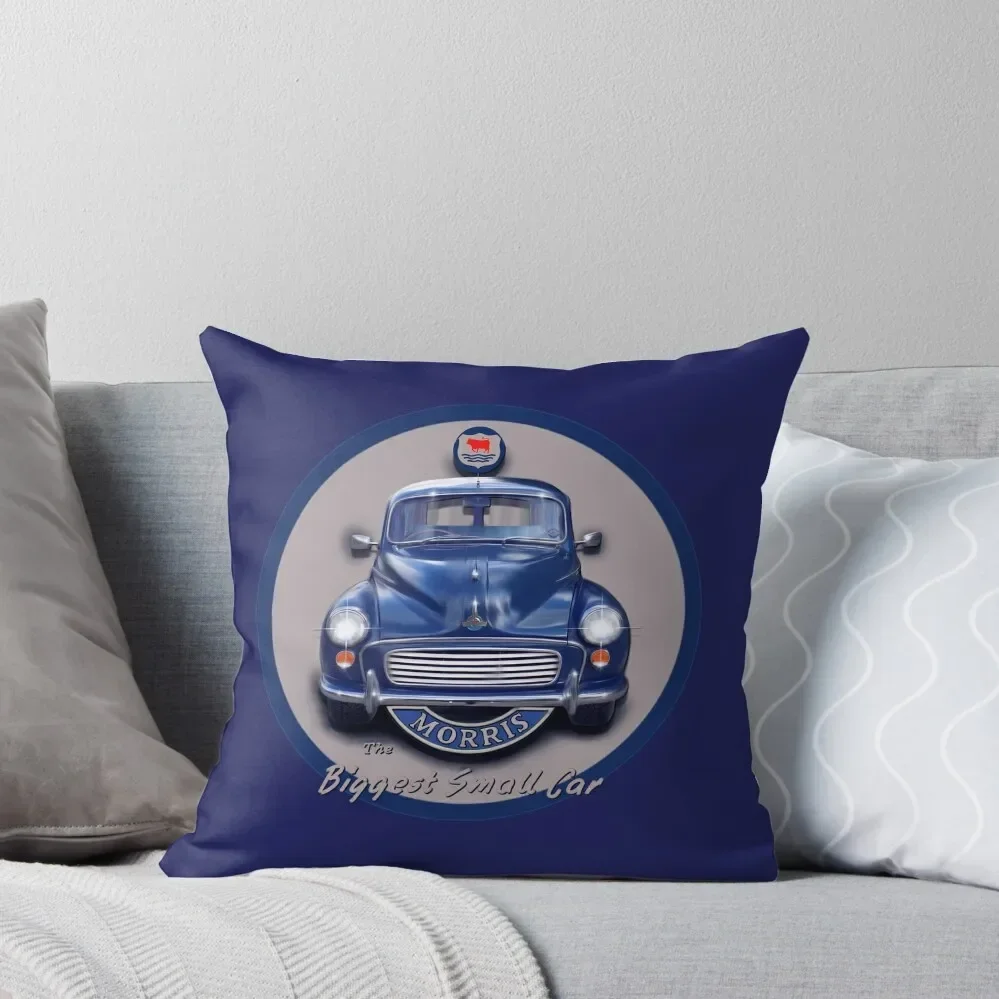 Vintage Morris Minor Motor Car Design by MotorManiac Throw Pillow Christmas Pillow Decorative Cushions pillow