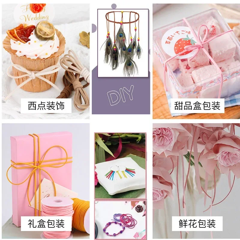 

100Yard/90m 2.7MM Micro-Fiber Thread Faux Suede Cord String For Bracelet Necklace DIY Tassel Beading Jewelry Making Arts Crafts