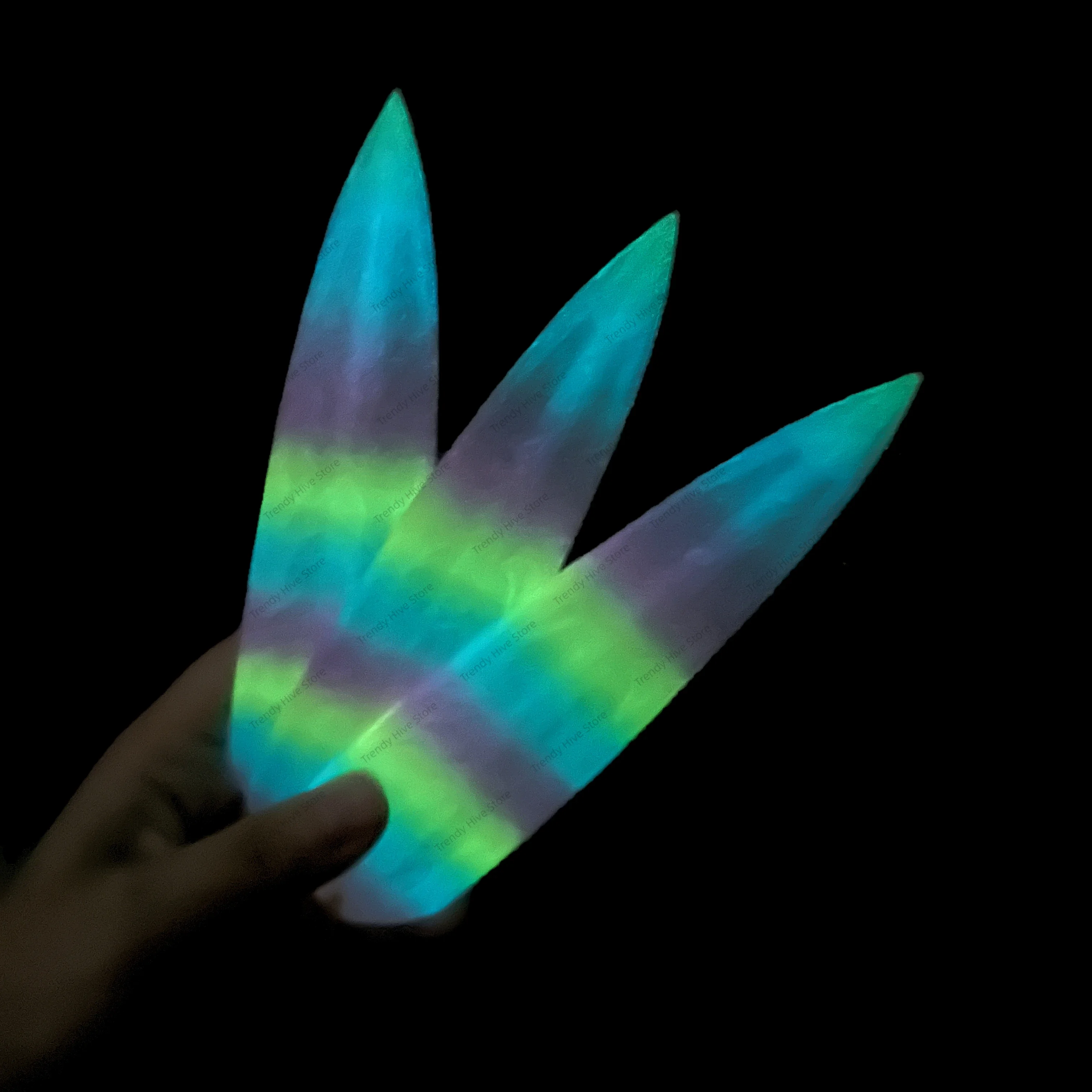 อุปกรณ์ประกอบฉากคอสเพลย์สำหรับผู้หญิง ปืนลูกดอกเรืองแสง พิมพ์ 3 มิติ สำหรับเล่นบทบาทสมมติ ชุดคอสเพลย์งานฮาโลวีน งานคาร์นิวัล  อุปกรณ์เสริมสำหรับกลุ่มคอสเพลย์