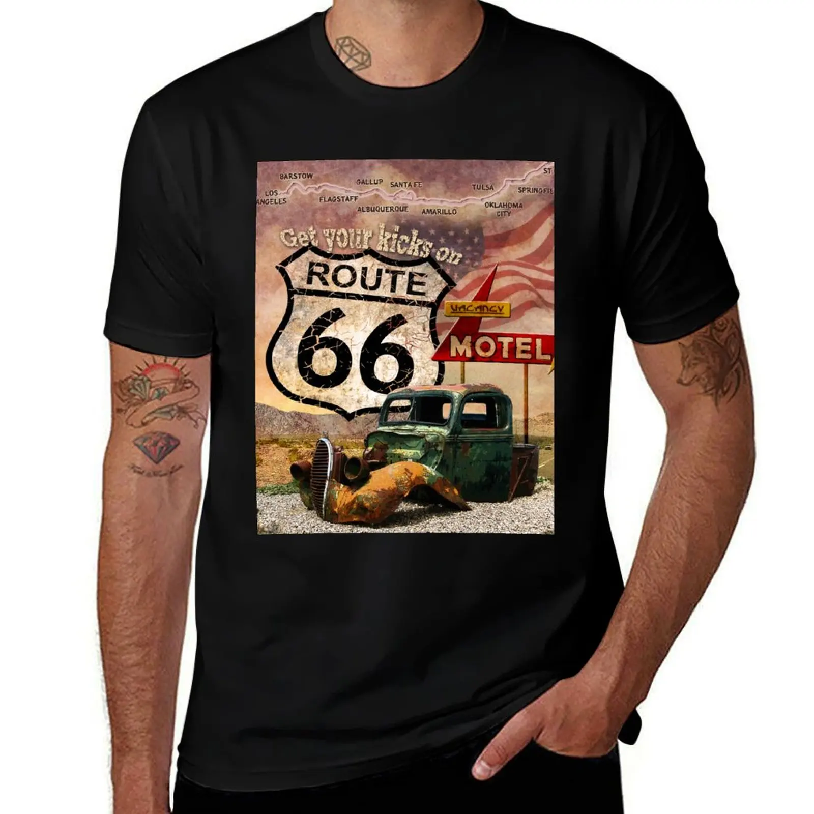 

man on Get shirts for shirts for funny shirt man t 66 T-Shirt t your t Kicks cotton man T-Shirt Route cotton graphic
