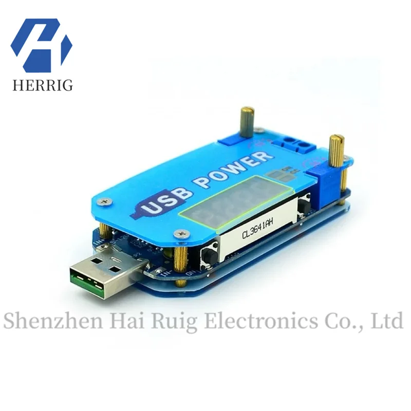 15W USB Adjustable Buck-Boost Power Charging Module: 5V to 3.3V9V12V24V Router DP2/DP3A