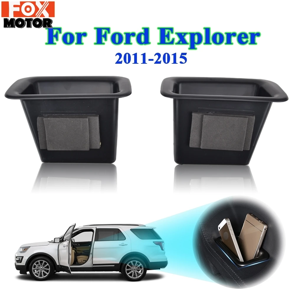 For Ford Explorer 2011 2012 2013 2014 2015 Door Storage Box Inner Handle Armrest Container Bin Cup Car Organizer