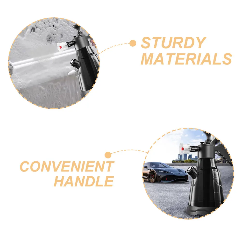 

Air Pressure Spray Pot Car Wash Pump Misting Handheld High Pressure Water Flow Large Capacity PP Material Gardening Sprayer Hose