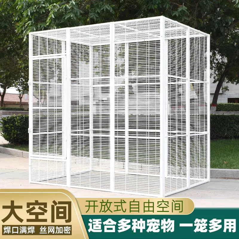 

Cat large cage free space splicing extra large cat cage bold encryption multi-size villa cat cage