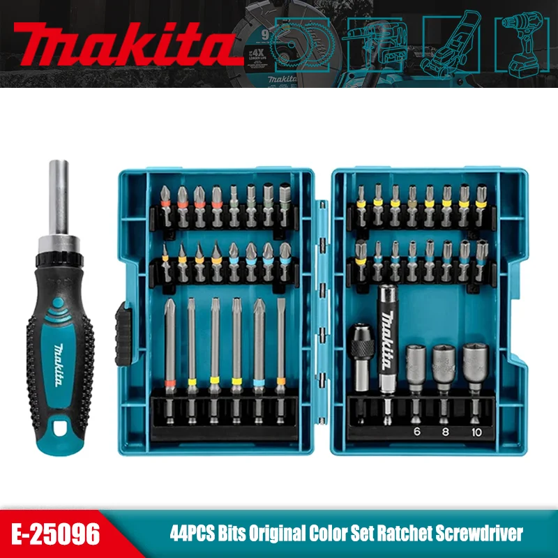 embouts-de-tournevis-a-cliquet-makita-e-25096-ensemble-de-44-embouts-hexagonaux-colores-accessoires-d'outils