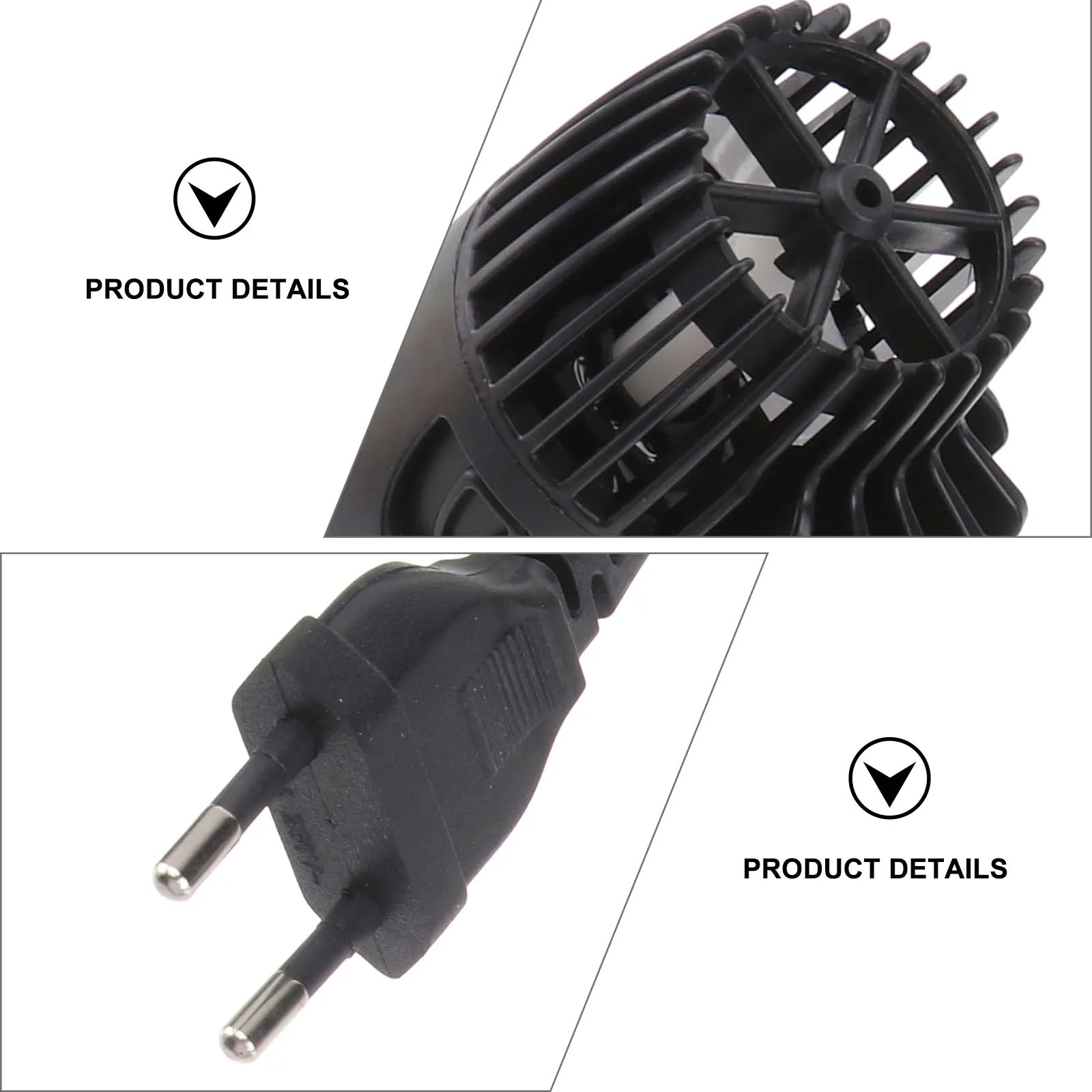 

Fish Tank Wave Pump Aquarium Submersible Surf Maker Suction Cup Bracket Rotation Adjustable Propeller Water Flow Circulation