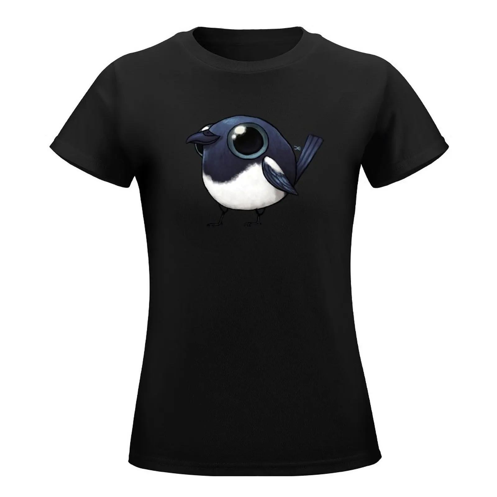 Cute Fat Magpie T-Shirt tops kawaii clothes Female clothing t shirt Women