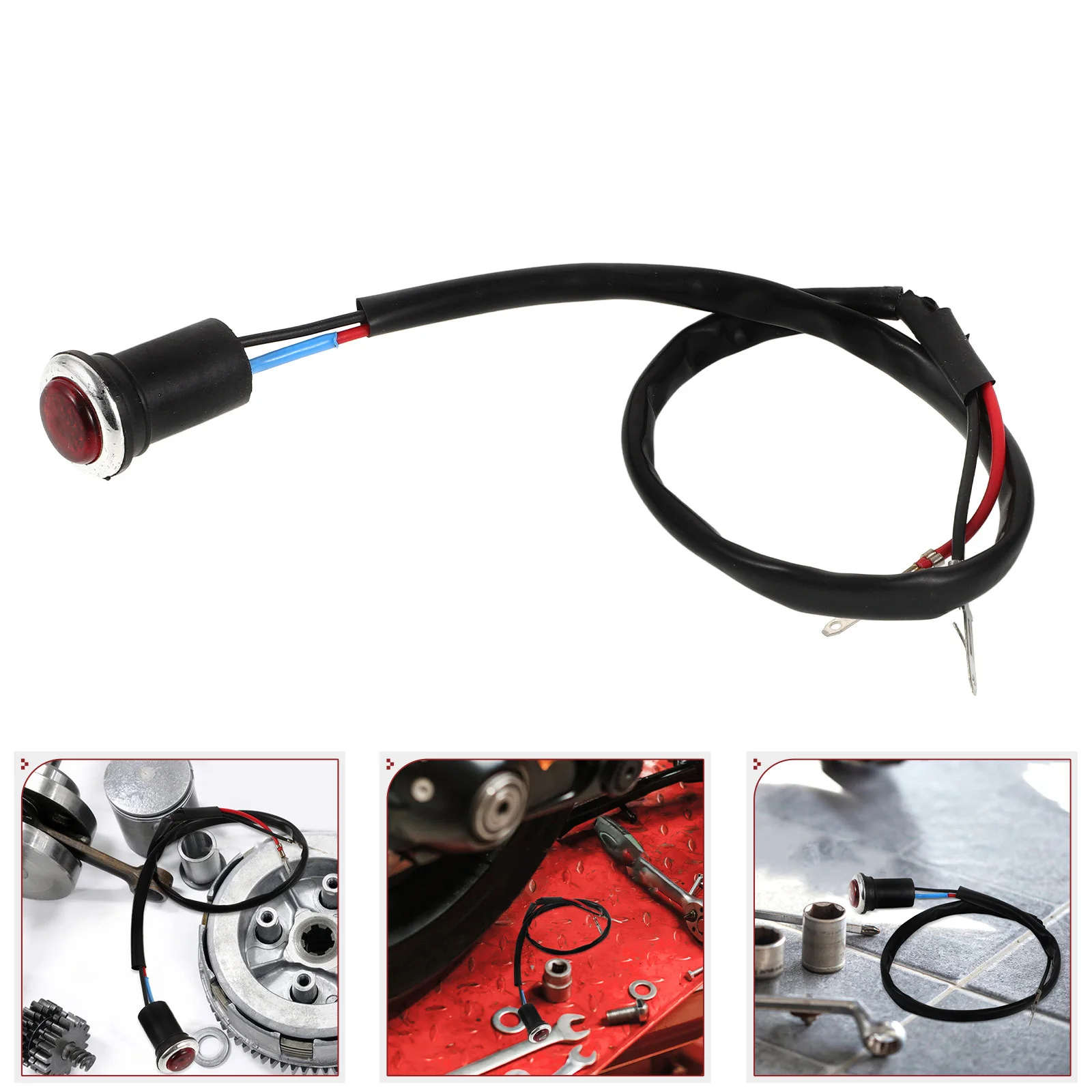 

Stylish Durable Indicator Light for Motorcycle Atv Easy Install Clear Accurate Display Motorcycle Gear Indicator