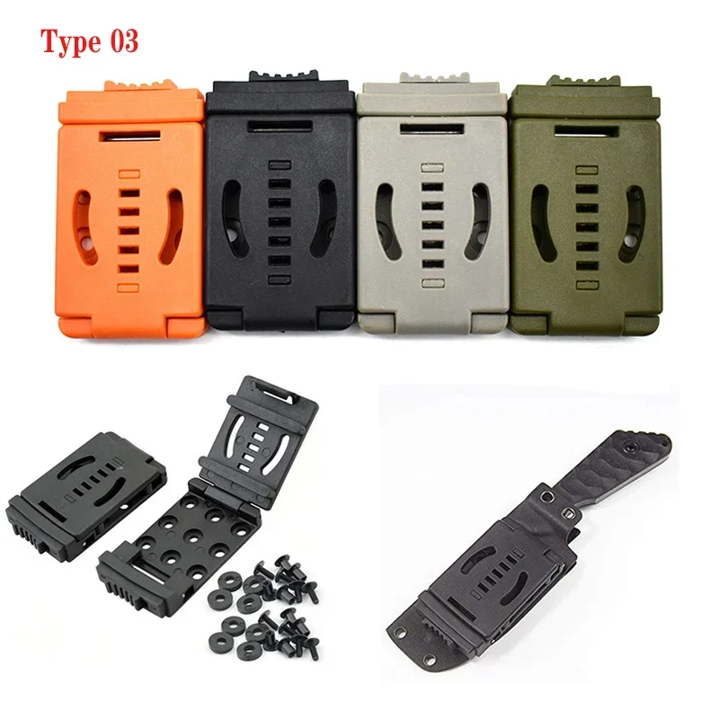 Hunting Kydex waist clip Tek Lok belt loops belt clip for knife kydex sheath/holster K sheath abbard kit gun holster clip image 4