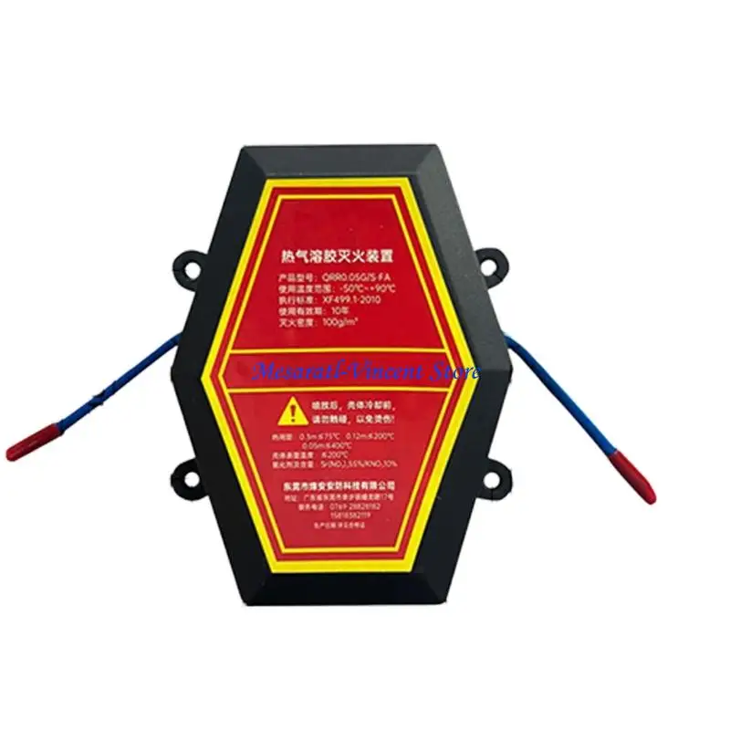 A70F Auto Activating Thermal Safety Sticker With 6 Second Aerosol Discharge For Tight Spaces Extinguishing Device