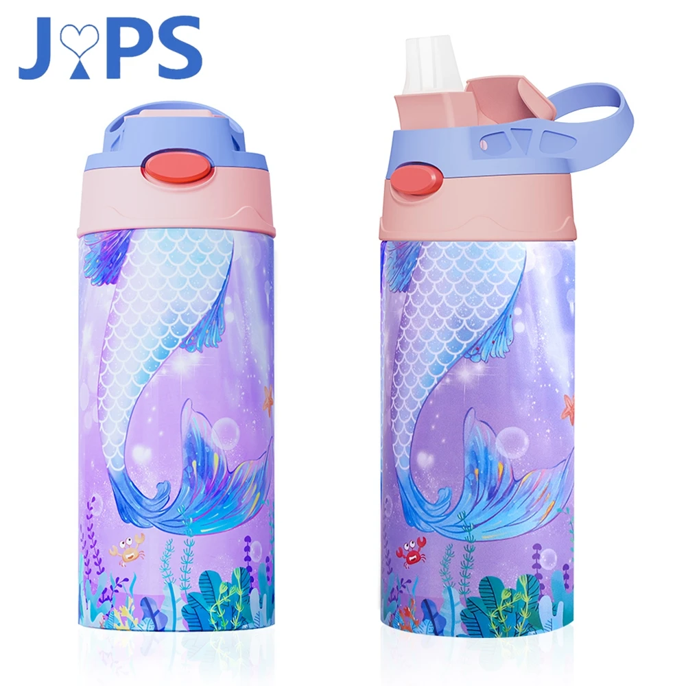 

360ML Cartoon Children's Water Bottle Stainless Steel Thermos Bottle Portable Outdoor Drinking Bottle Free BPA Kids Gifts