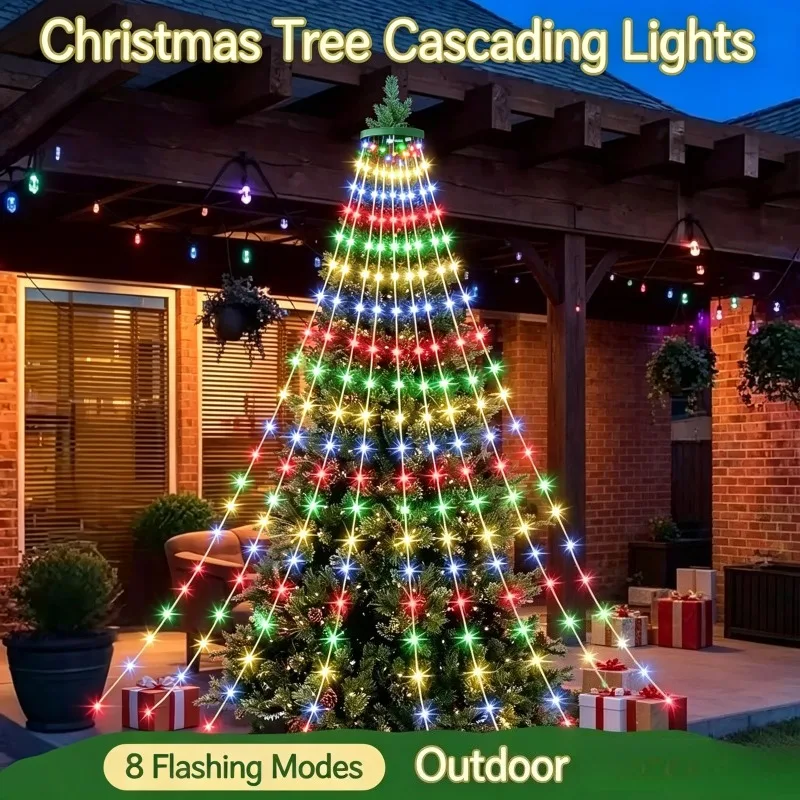 Indoor Fairy String Light Christmas Tree Warm Party Decor New Year Celebration Lighting USB Battery Operated Hanging Gift