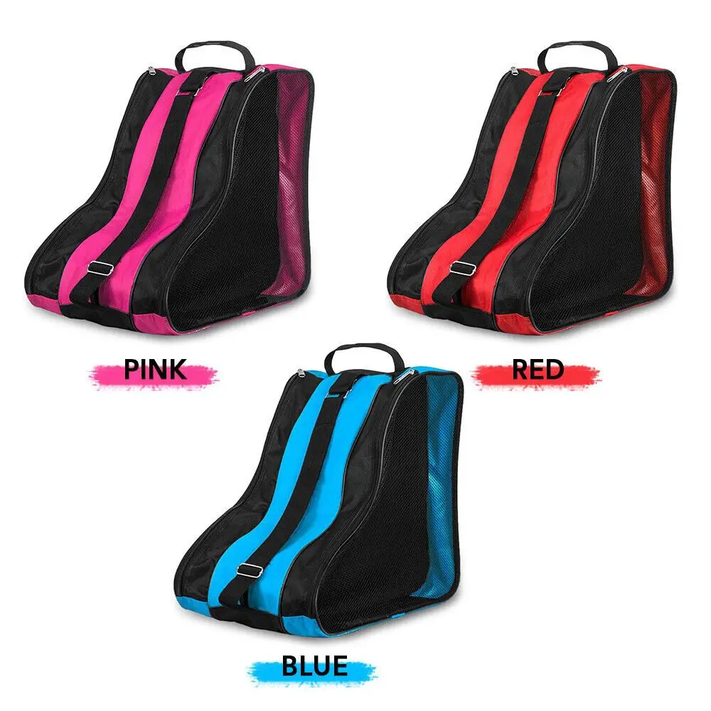 Outdoor Oxford Cloth Three-layer Carry Bag Roller Skating Bag Large Capacity Skating