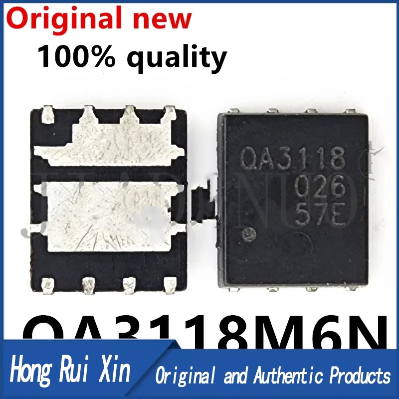 (5-10Piece)100% original New QA3118M6N printing silk QA3118 QFN8 double N channel 30V 63A 115A Chipset