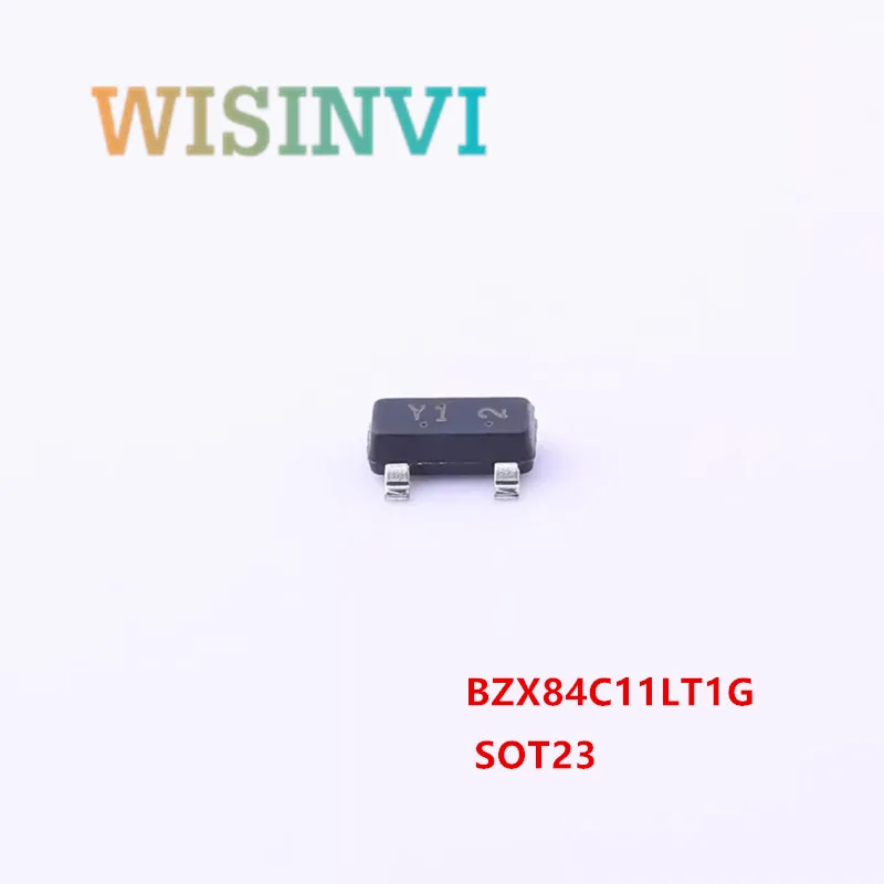 50PCS BZX84C10LT1G Z9 BZX84C11LT1G Y1 BZX84C12LT1G Y2 BZX84C13LT1G Y3 BZX84C15LT1G Y4 Zener Voltage Regulators SOT−23