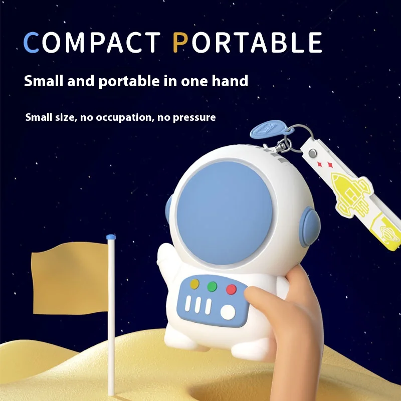 Spaceman Handheld mini fan Mini Handheld Fan Portable Handheld Rechargeable Mini Foldable Fan for Indoor Outdoor Travel Camping