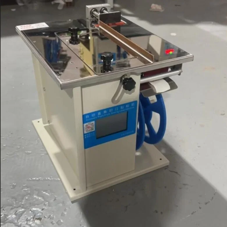 Rectangular Right Angle Carton Sealing Machine Box 90 Corner Packing Stick Sticker Labeling Machine 220V 300W Sealing Machine