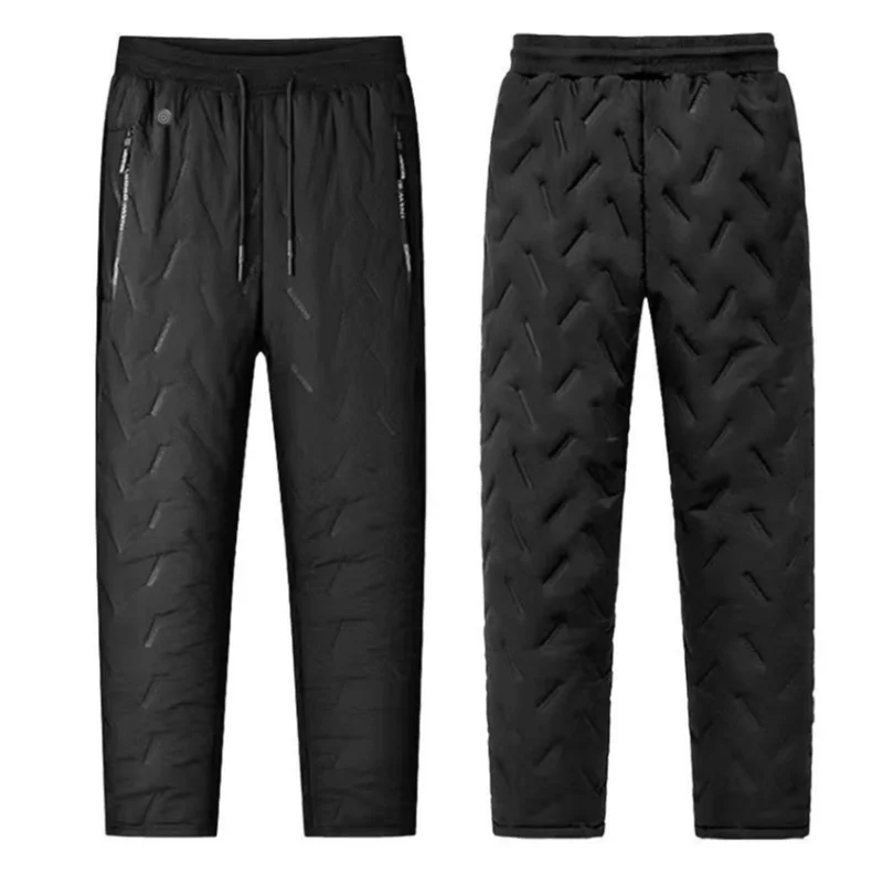 

USB Heated Pants for Unisex, Plush Heating Warmer Pants Winter Electric Heated Trousers Winter Outdoor Sports Thermal Trousers