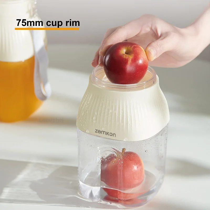 1500mA Wireless Electric Juicer Blender 1.2L Portable Drinking Cup Milkshake Mixer Juice Cup USB Rechargeable Home Juice Cup