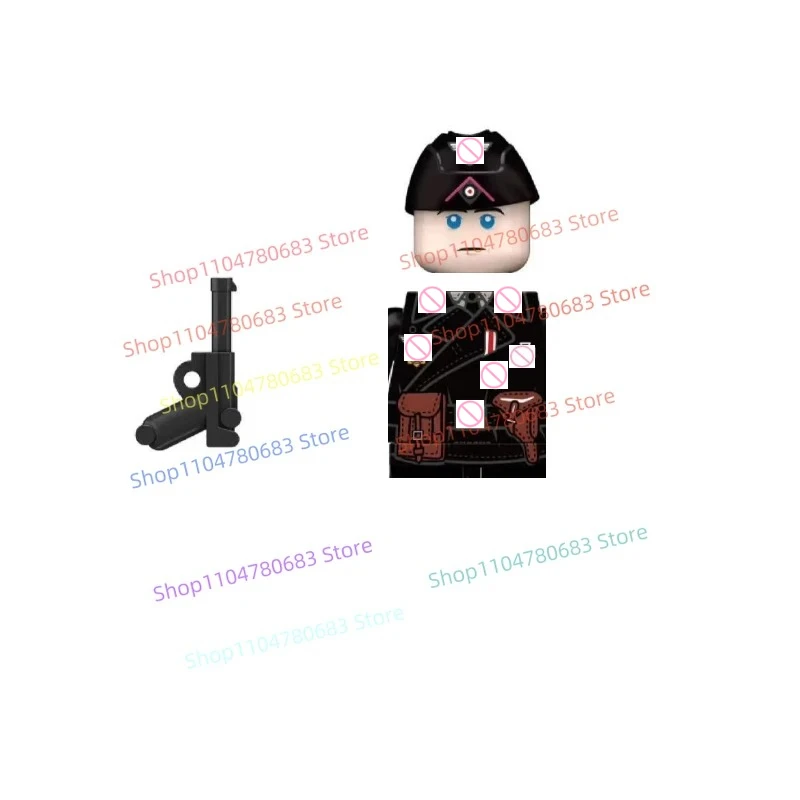 MOC New Military Building Blocks, Dolls, Mini Dolls, Third-party German Army Toys, Gifts and Ornaments Collectibles