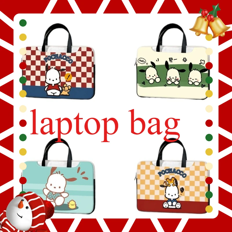 

Anime Pachacco Laptop Bag Cute Large Capacity Tablet Organizer Cartoon Handbag Laptop Case 12in 13in 14in 15in 16in 17in Gift