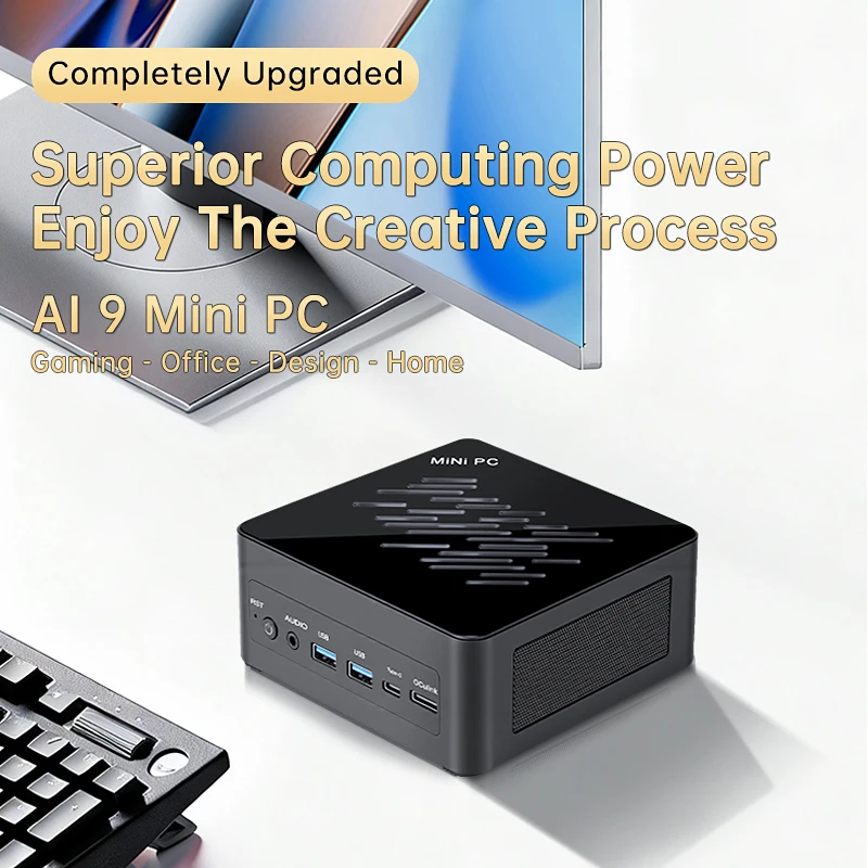 

Intel Ultra 9 285H 7 255H 185H 165H 5 125H Gaming Min PC Type C 2x2.5G LAN 2xDDR5 Win11 OCuLink Office Desktop Computer WiFi6E