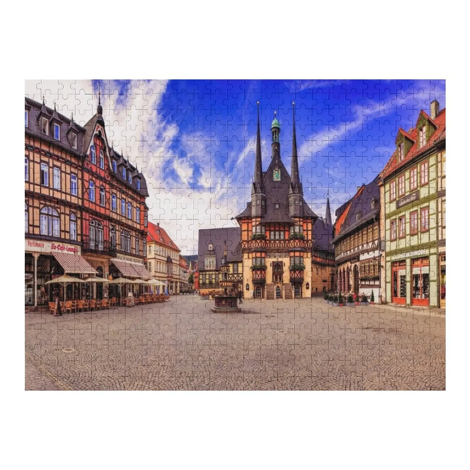 

Wernigerode (Германия) Пазл Детская игрушка Деревянный декор Картины на заказ Деревянный персонализированный подарок Пазл для женатых