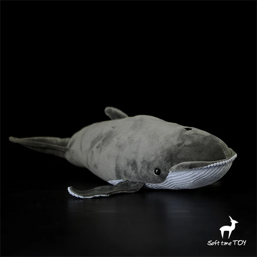 Blue Whale High Fidelity Anime Cute Plushie Baleen Whale Plush Toys Lifelike Animals Simulation Stuffed Doll Kawai Toy Gifts Kid