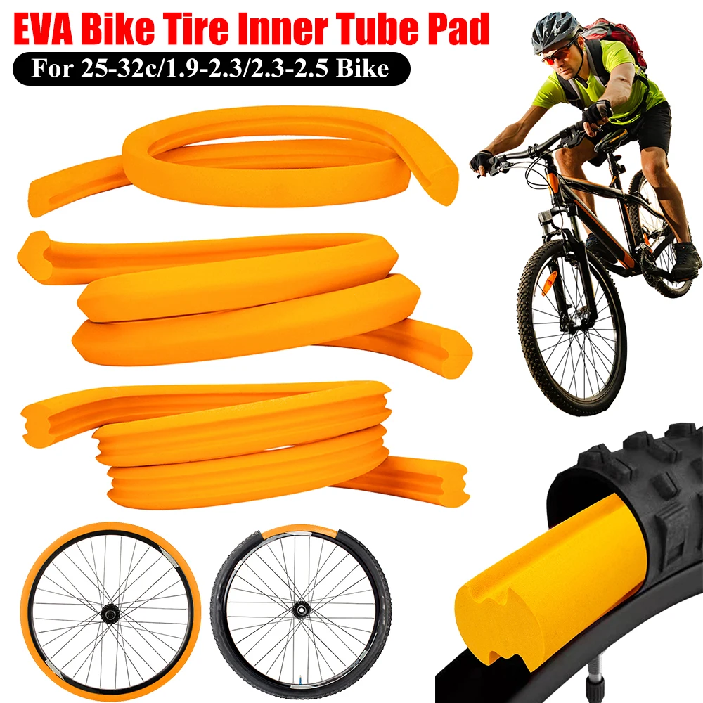 Bike Tire Protector Bicycle Tubeless Tire Inserts Pad bicycle Puncture Protection Insert For 25-32c Road Bike 1.9-2.5cm MTB Bike