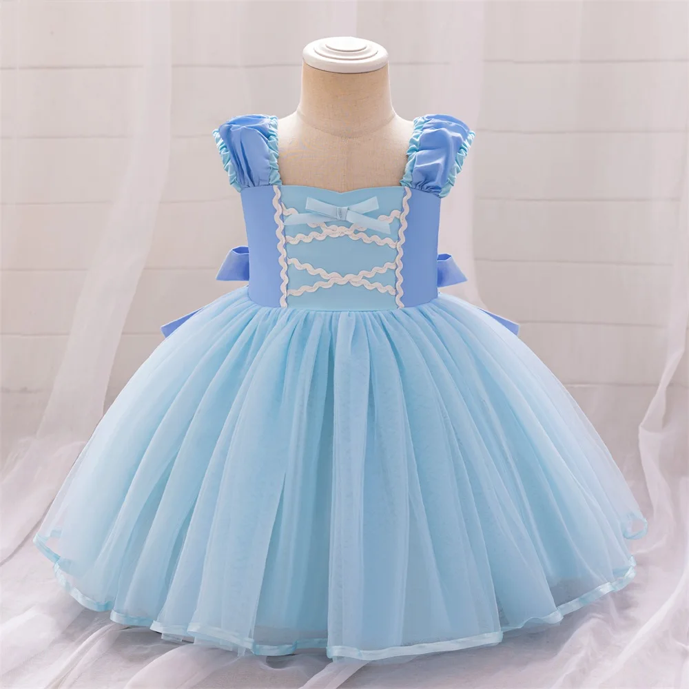 Alice Rapunzel Dornröschen Mädchen Partykleid Schneewittchen Mascha Bär Anna Dienstmädchen Kostüm Lolita Geburtstag Hochzeit Prinzessin Kleider – Detail 35