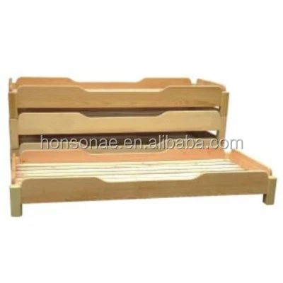 

Kindergarten Environmental protection Solid Wood Children's Bed Children's Home Furniture for Sale Child Wooden Bed