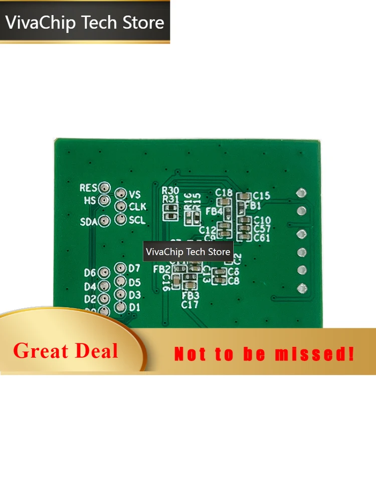 VivaChip TechAdv7390 Adv7391 Low-power 10-bit Sd/hd Video Encoder Bt656 To Cvbs Development Board