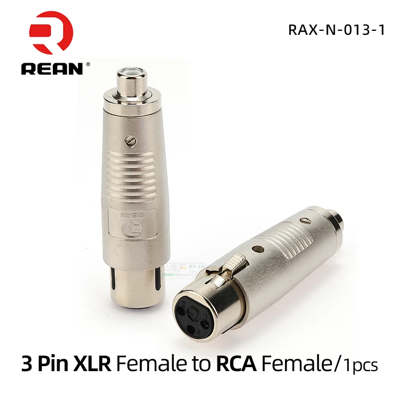 3-poliger XLR-Stecker auf Cinch-Buchse 6,35 3,5 Audio-Konvertierungsstecker Doppelwege-Docking-Stecker XLR auf XLR-Stecker-Buchse Video-Adapter – Detail 16