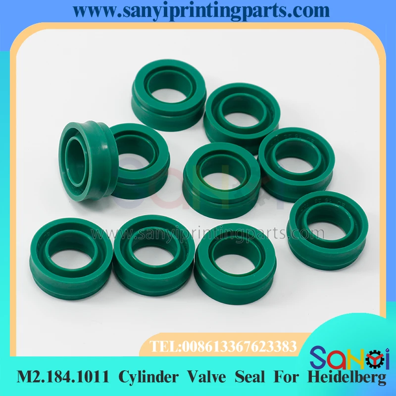 5 Pieces/Lot Best Quality M2.184.1011 Cylinder Valve Seal Green Rubber Piston 16x26x10.7mm Machine Parts