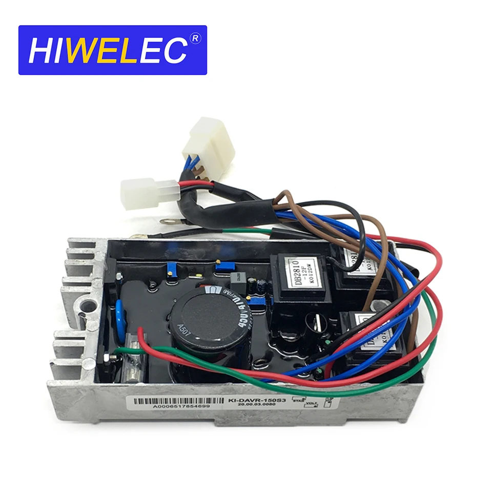 

KI-DAVR-150S3 Automatic Voltage Regulator Aluminium Case Power Stabilizer KIDAVR 150S3 15KW AVR For Kipor Generator Part