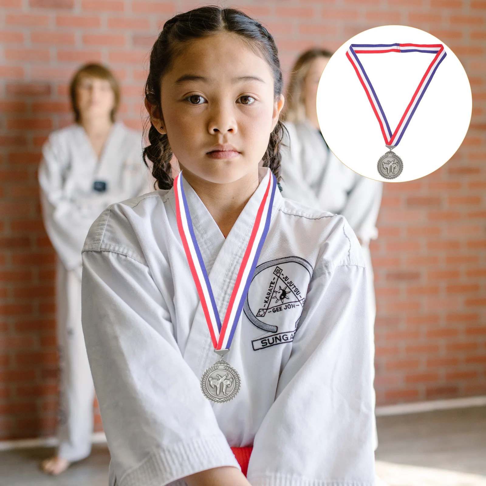 

Competition Award Medal Kwondo Zinc Alloy Rust Resistant Wall Hanging Display Honor Recognition Metal Medal Decor