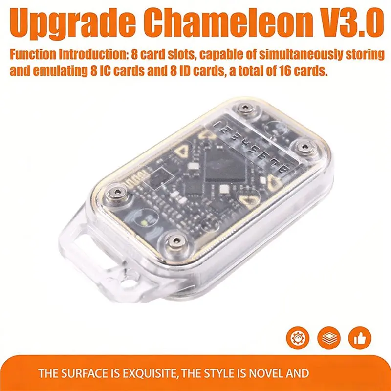 Y23A-6X Upgraded Chameleon V3.0 RFID Smart Chip Reader Emulator 125Khz 13.56Mhz ID IC Smart Card Tag Copyer NFC Read Writer