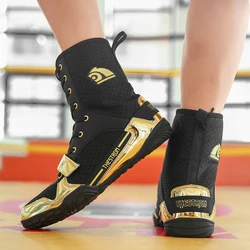 2024 New Wrestling Shoes for Men's Fitness Comfort Wrestling Fist Boots for Men's Large Training Wrestling Squat Shoes