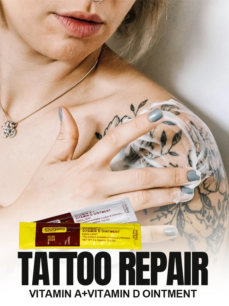 1/10/20/30/40/50/100 pièces crème de soin après tatouage A & D Fougera pommade vitaminée Anti cicatrice maquillage Permanent réparation Gel fournitures de tatouage