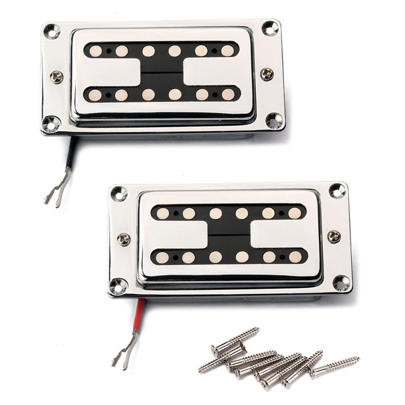 2Pcs/Set Guitar Sealed Humbucker Pickups Pick-Ups Dual Coil For LP Electric Guitars With Mounting Screw